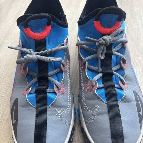 Nike Future Field Turf Cleats Youth 5.5Y Grey Blue Red Soccer Baseball Shoes - Picture 11 of 13